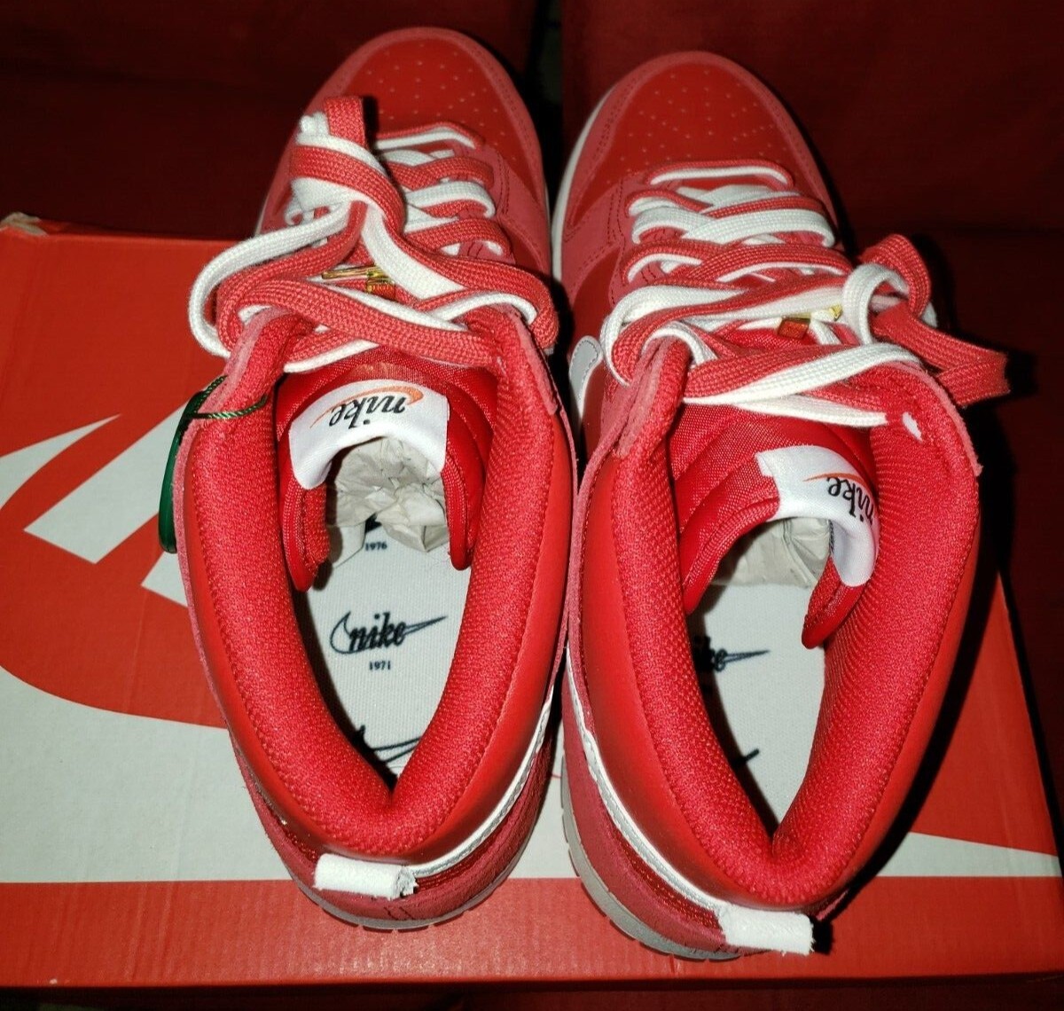 nike dunk high se 50 years red