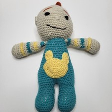 Handmade Crochet Doll Baby Kids Stuffed Toy 15.5" Unisex Kid Snuggle Cuddle Play