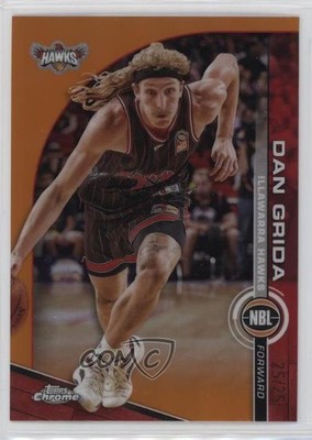 2023 Chrome NBL National Basketball League Orange Refractor 25/25 Dan Grida 1gt6