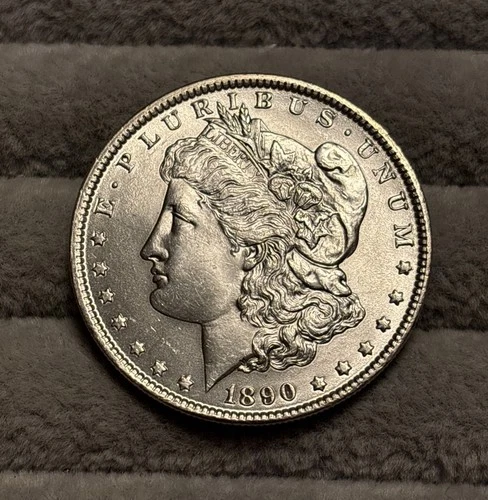 1890-P Morgan Silver Dollar Gem BU