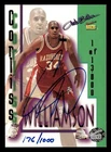 1995 Signature Rookies Autobilia Corliss Williamson RC Rookie AUTO 0176/1000