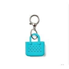 Bogg Bag Tiny Tote Keychain Charm Bag Accessory Cute Mini Aqua Blue