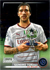 2022-23 Stadium Club Chrome UEFA #8 Sandro Tonali AC Milan