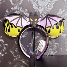 Disney Parks Sleeping Beauty Maleficient as Dragon Minnie Mickey Ears Headband