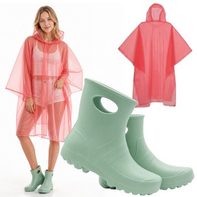 Lemigo Leichte Regenstiefel EVA Damen Gartenstiefel Wasserdicht