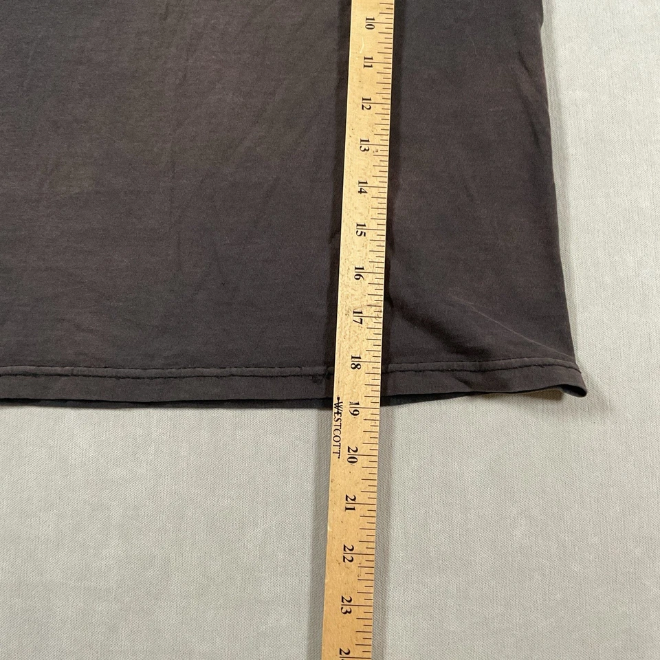 Vintage Y2K Faded Jurassic Park Kids Size 7-8 KIERANOSAURUS Black Sun Fade Shirt - Image 4 of 4