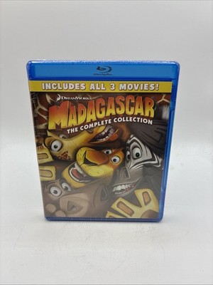 Madagascar: Complete Collection 1-3 [New Blu-ray] Factory Sealed