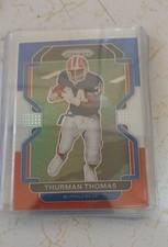 2021 Panini Prizm - Thurman Thomas #123 Red White & Blue Prizm  MINT  CARD