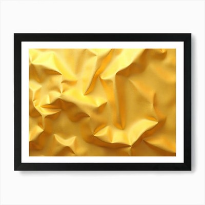 Gold Paper Texture 1 Art Print Framed Wall Art Poster Canvas Print Picture