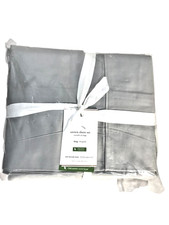 POTTERY BARN KING SATEEN SHEET SET.