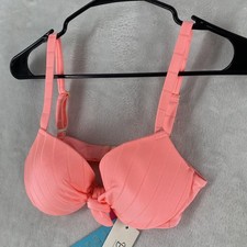Beach Bunny Bikini Top Womens Small Pink Elle...