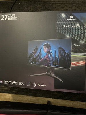 #ad Predator XB273 Z 280Hz Widescreen IPS Gaming Monitor HDR400 amd freesync $300.00