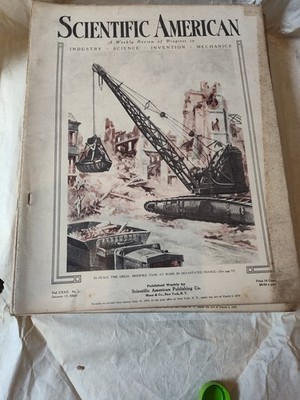 Scientific American  Weekly Review Of Progress Jan 17 1920 Very Good