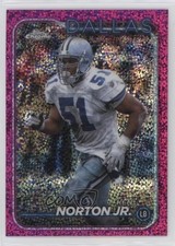 2024 Topps Chrome Magenta Speckle Refractor 282/399 Ken Norton Jr #51 10x7