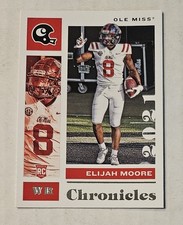 ELIJAH MOORE 2021 Panini Chronicles Draft Picks #23 Rebels All-American