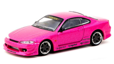 NISSAN Silvia (S15) VERTEX  - pink - TARMAC 1:64