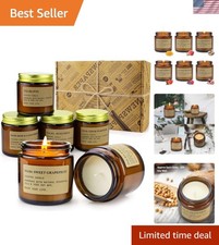 6 Pack Candles for Home Scented Aromatherapy Candle Gift Set for Women Soy Wa...