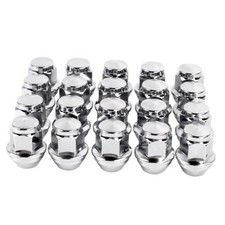 Lug Nuts Factory Wheel Lug Nuts Set of 20 for 2006 M12x1.5 Chrome 20Pcs  1.26IN