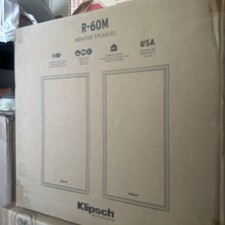 Klipsch R‑60M Bookshelf Speakers Pair – 340 W Horn‑Loaded (Black)