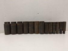 Snap On 1/2” Drive Deep Impact Socket Set, Sae, 6pt, Surface Rust, 13pc