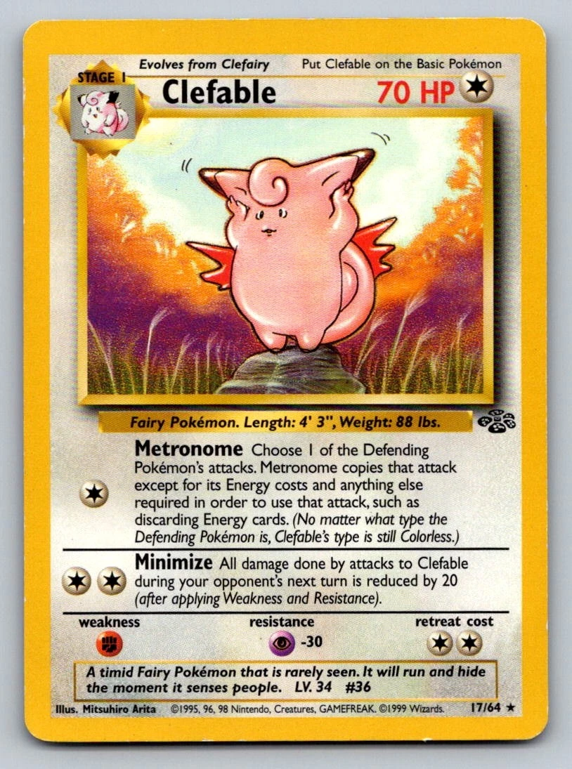 Clefable Pokémon TCG Cards for sale | eBay