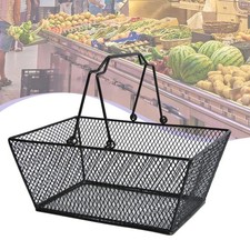 Shopping Basket Iron Wire Mesh Shopping Basket for Convenience Boutique Bar