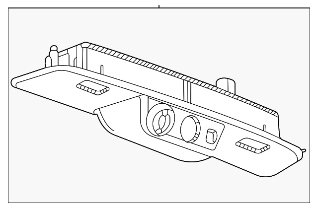 Genuine GM Rear License Plate Lamp 84723576 - Image 2 of 3