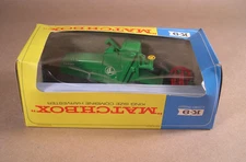 Vintage Matchbox Lesney K-9 King Size Combine Harvester Green Diecast with Box