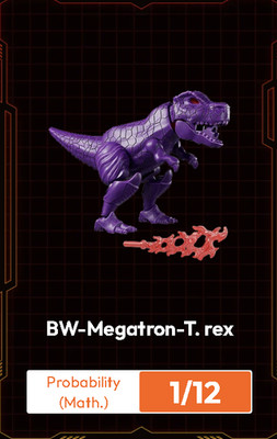 Blokees Transformers Defender Version 06 Mini Model Kit BW Megatron T Rex 1/12