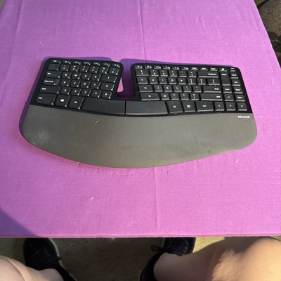 NO DONGLE Microsoft Surface Edition 1559 Sculpt Ergonomic Wireless PC Keyboard