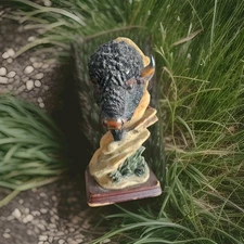 Buffalo Bison Bust Resin Statue Western Wildlife Figurine Rustic Decor