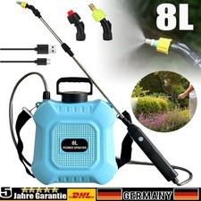 8L Elektrisches Akku Sprühgerät Drucksprüh...