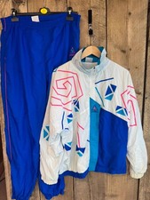 Women’s Vintage 80s Full Shell Suit Size 16 , Le Coq Sportif Tracksuit