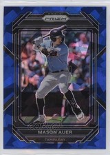 2023 Panini Prizm Blue Ice Prizm Mason Auer #123 0c2