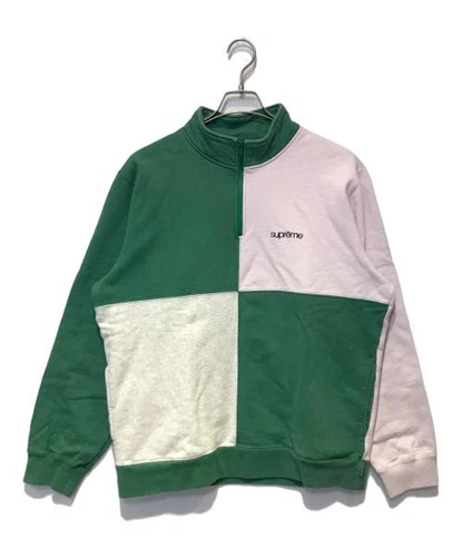 Sweat demi zip L Supreme Color Block
