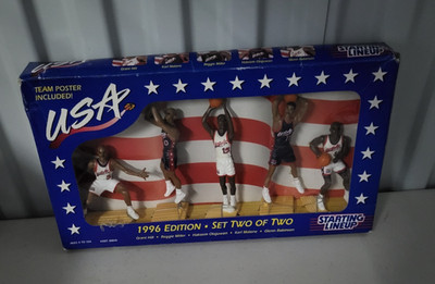 Dream Team USA 1996 NBA Set 2 of 2 STARTING LINEUP Kenner MIB NEW