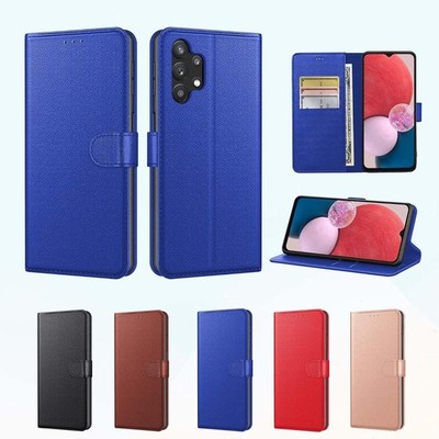 Flip Wallet Book Case Leder Hülle Handy Cover für Samsung Galaxy S23 Plus