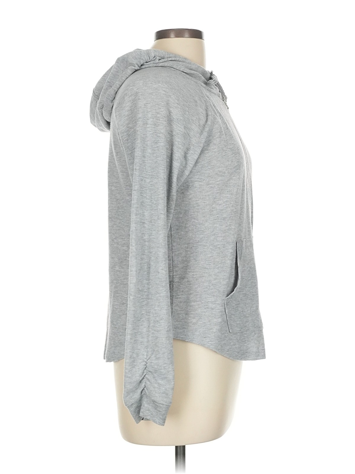 Calvin Klein Performance Women Gray Zip Up Hoodie M thumbnail 3