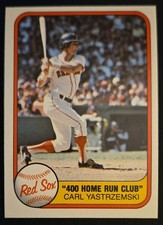 1981 Fleer - Carl Yastrzemski #638 ⚾️ 400 Home Run Club - Red Sox