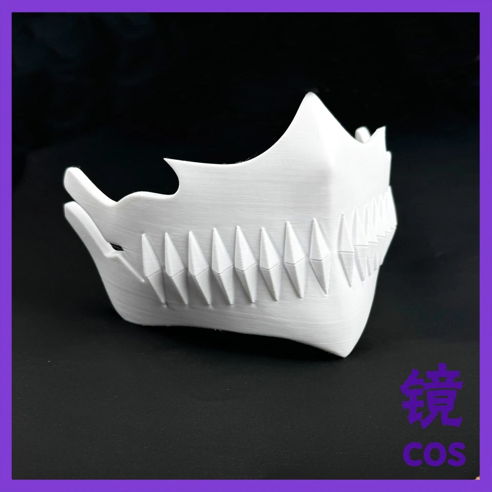 BLEACH Tier Halibel Espada Hollow Mask Half Face Mask Halloween Cosplay Prop - Image 3 of 3