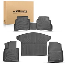 Floor Mats Trunk Mats Cargo Liners For Mazda CX-5 2017 2018 - 2024 Rubber