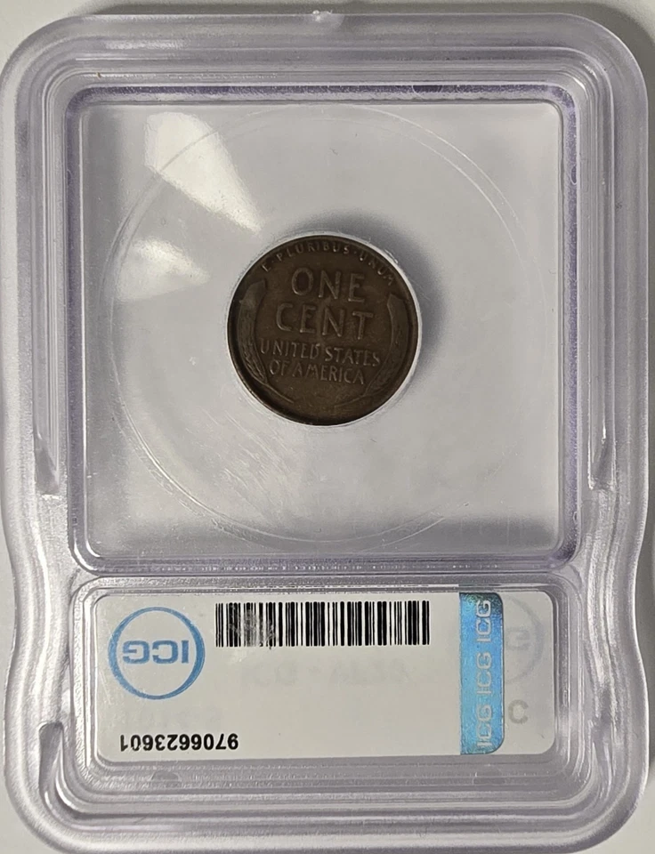 1914 S Lincoln Wheat Cent VF20 Semi Key Date - Image 2 of 2