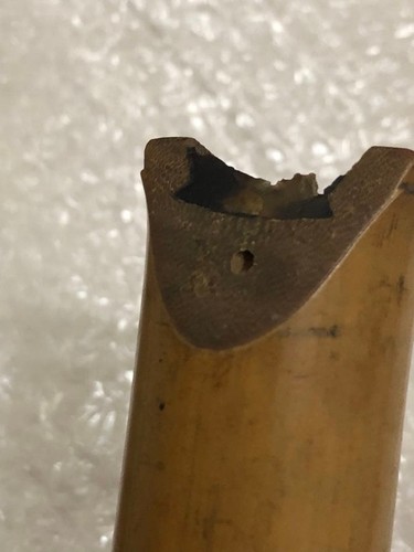 Shakuhachi Vintage Sakeguchi Bekko Mouthpiece 1 Shaku 8 Sun Bamboo Pro