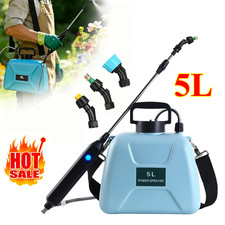 Rechargeable Electric Garden Plant Sprayer 5L Battery Powered Sprayer 3 Nozzles