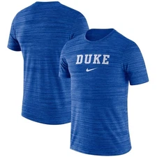 Duke Blue Devils Nike Dri Fit Velocity Performance T Shirt Mens XL Royal Blue