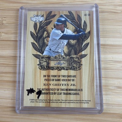 2025 Leaf Lumber - All-Time Enshrined Ken Griffey Jr #AE-38 Bronze