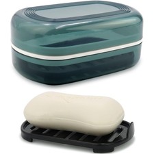 Travel Soap Container Bar Soap Holder Portable Soap Case with Lid for Travel