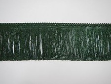 Fringing Sash Bottle Green 75mm 2.5 meters