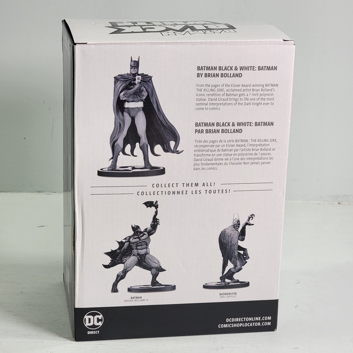 McFarlane DC Direct Batman Joker Card B&W Brian Bolland 1:10 McFarlane DC Direct Batman Joker Card B&W Brian Bolland 1:10