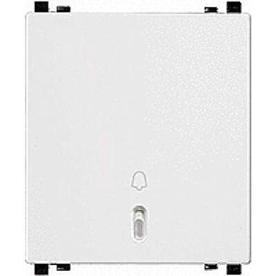 Schneider electric Zencelo India-6A 2 Module Full Flat Bell Push -White(Pack 10)